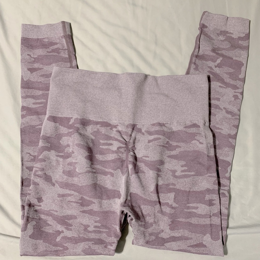 Purple camo leggings